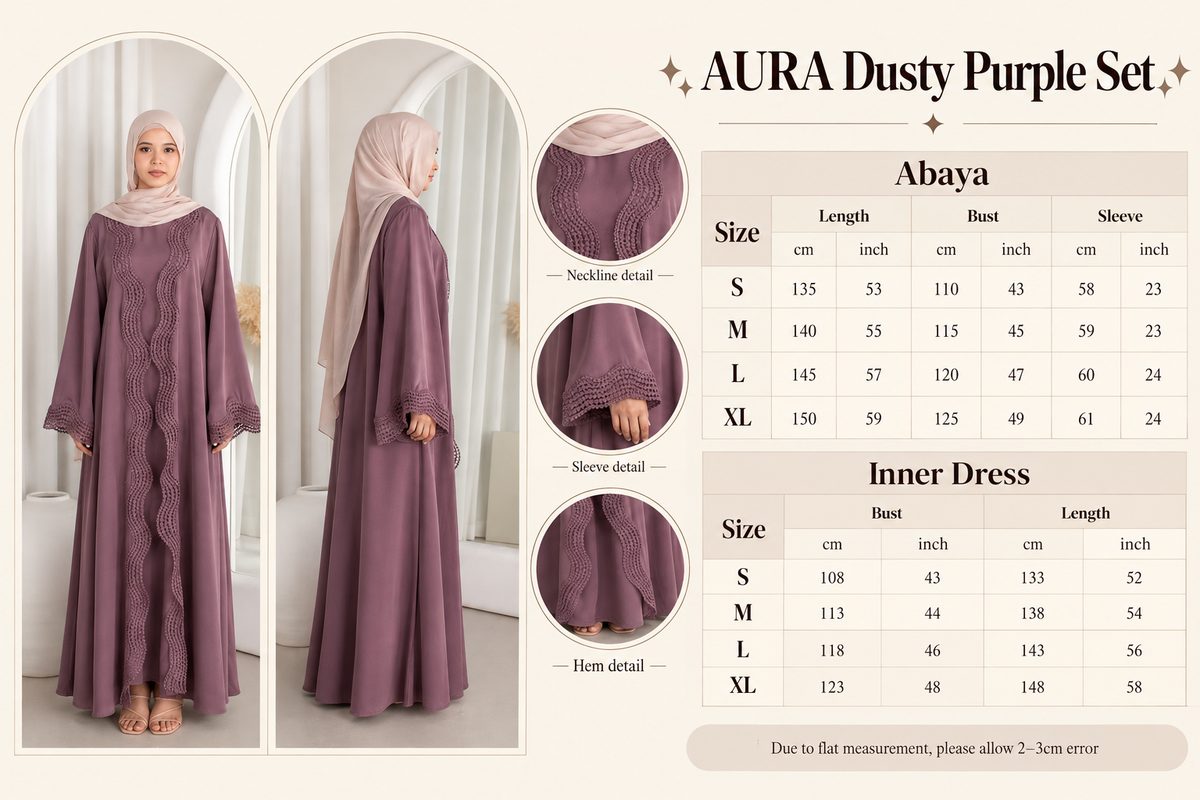 AURA Dusty Purple Set, modest co-ord (image 7)