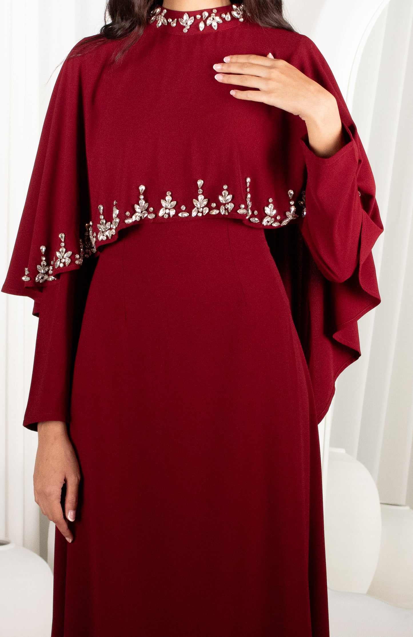 JOURI Dress - Wine
