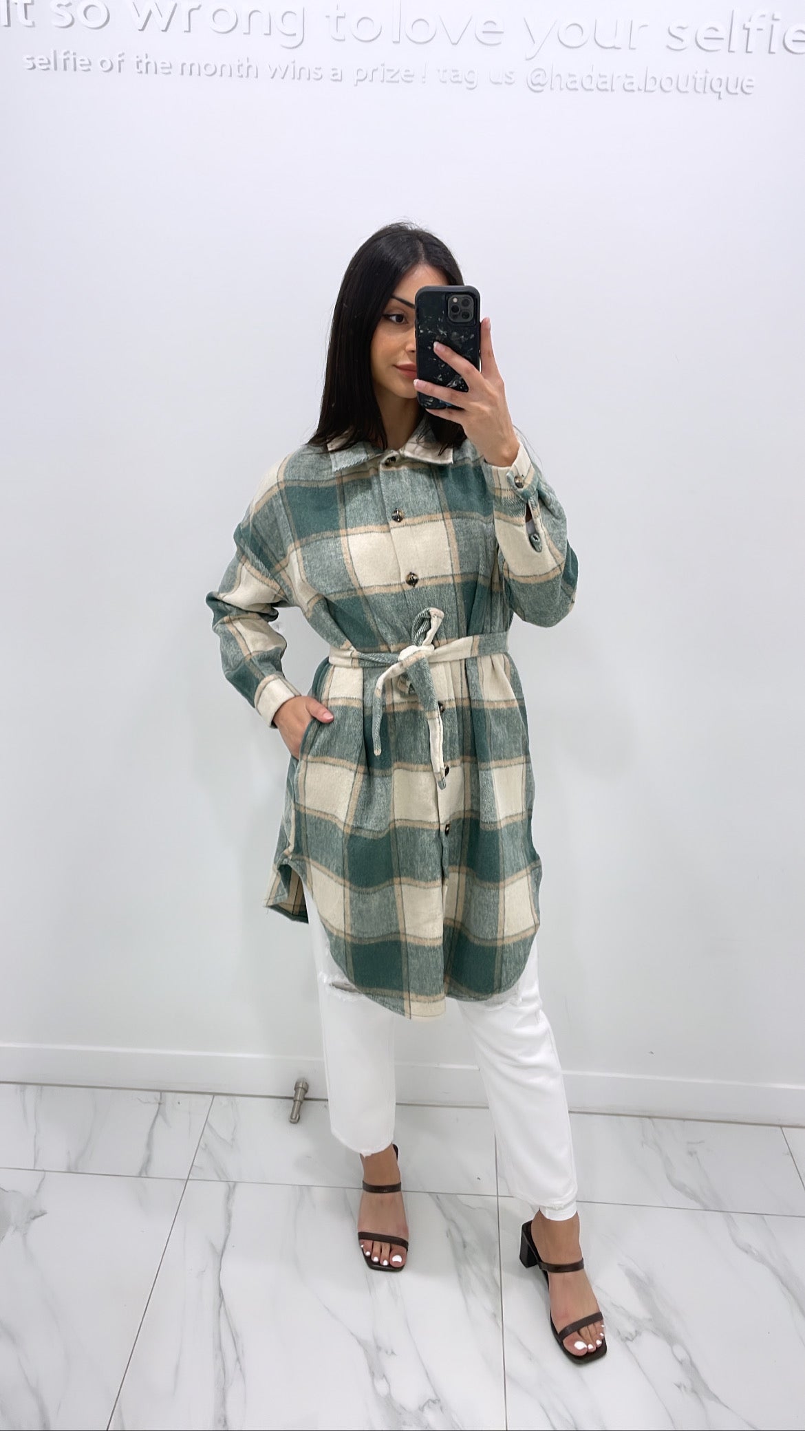 Plaid Jacket - Green