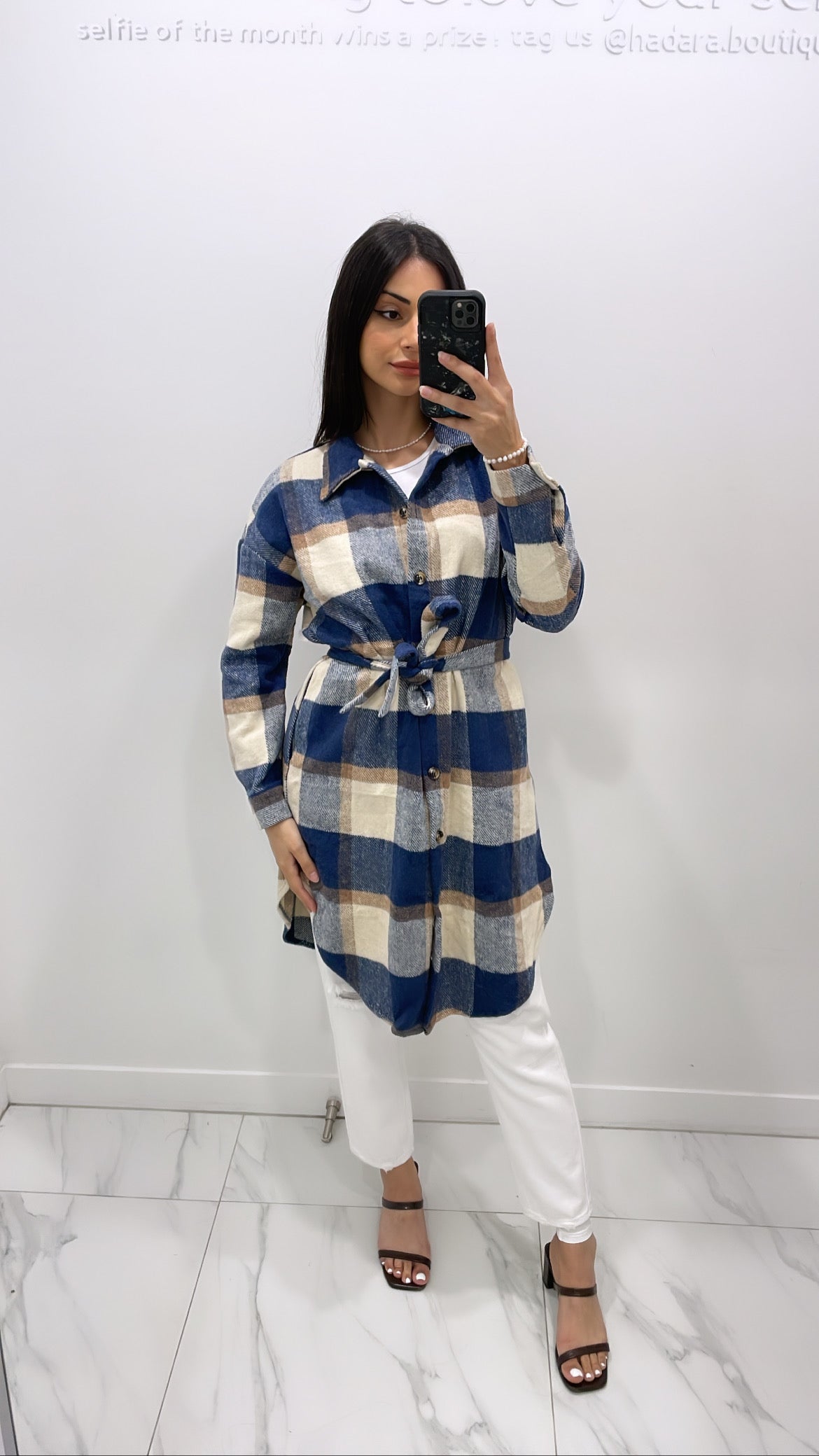 Plaid Jacket - Blue