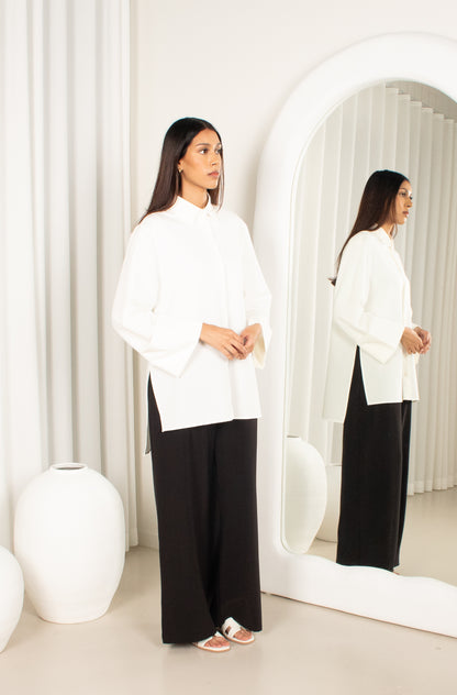 Nisa' White Top, modest everyday top (image 2)
