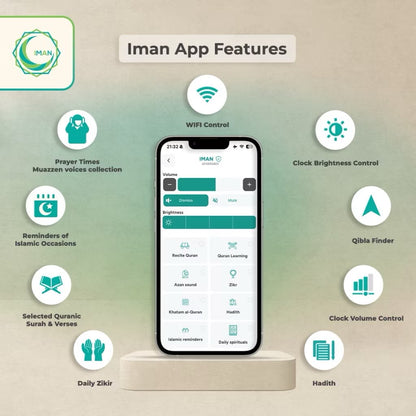 Iman Adhan Clock