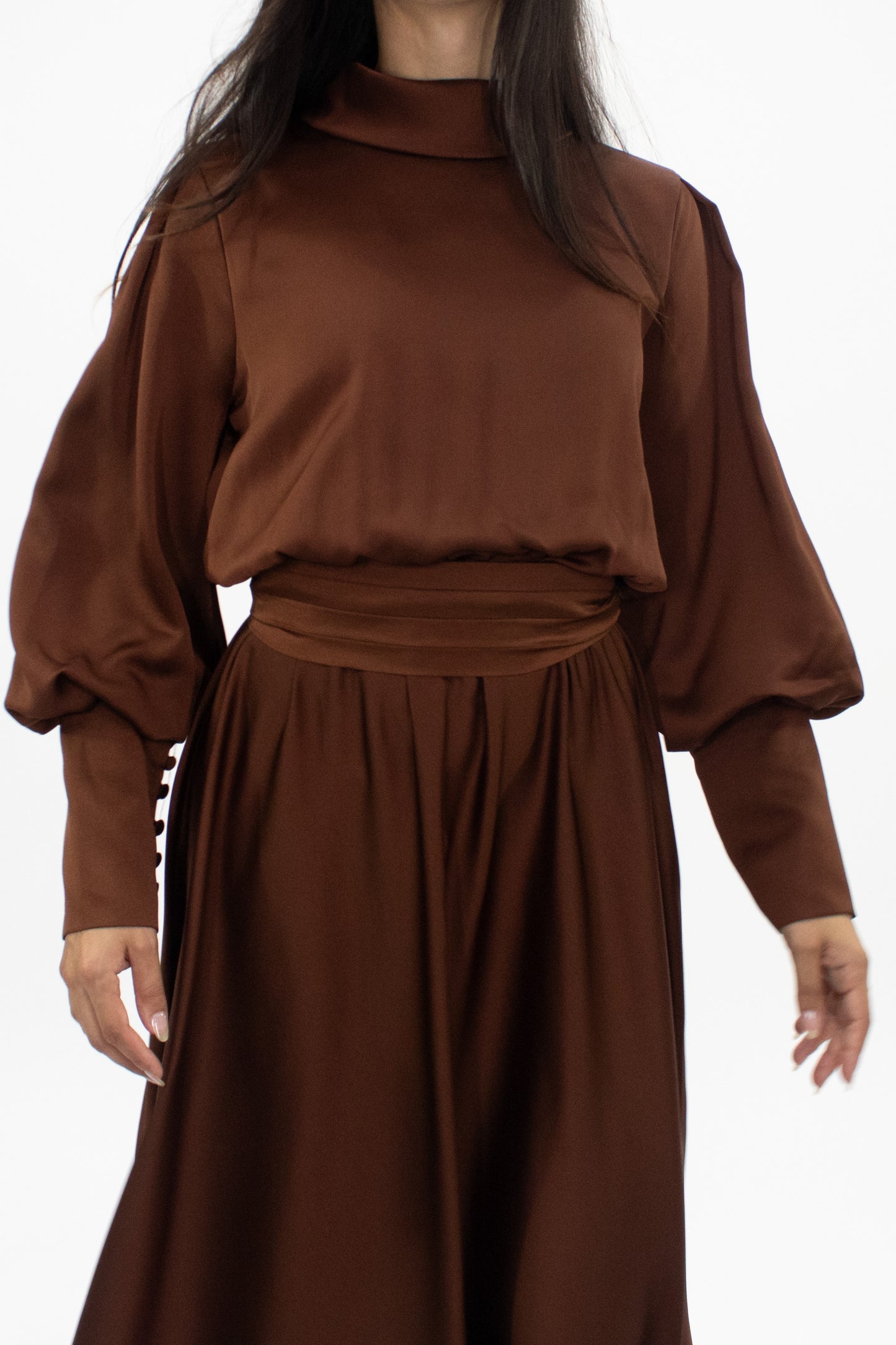Kalani Dress - Brown  Hadara Boutique