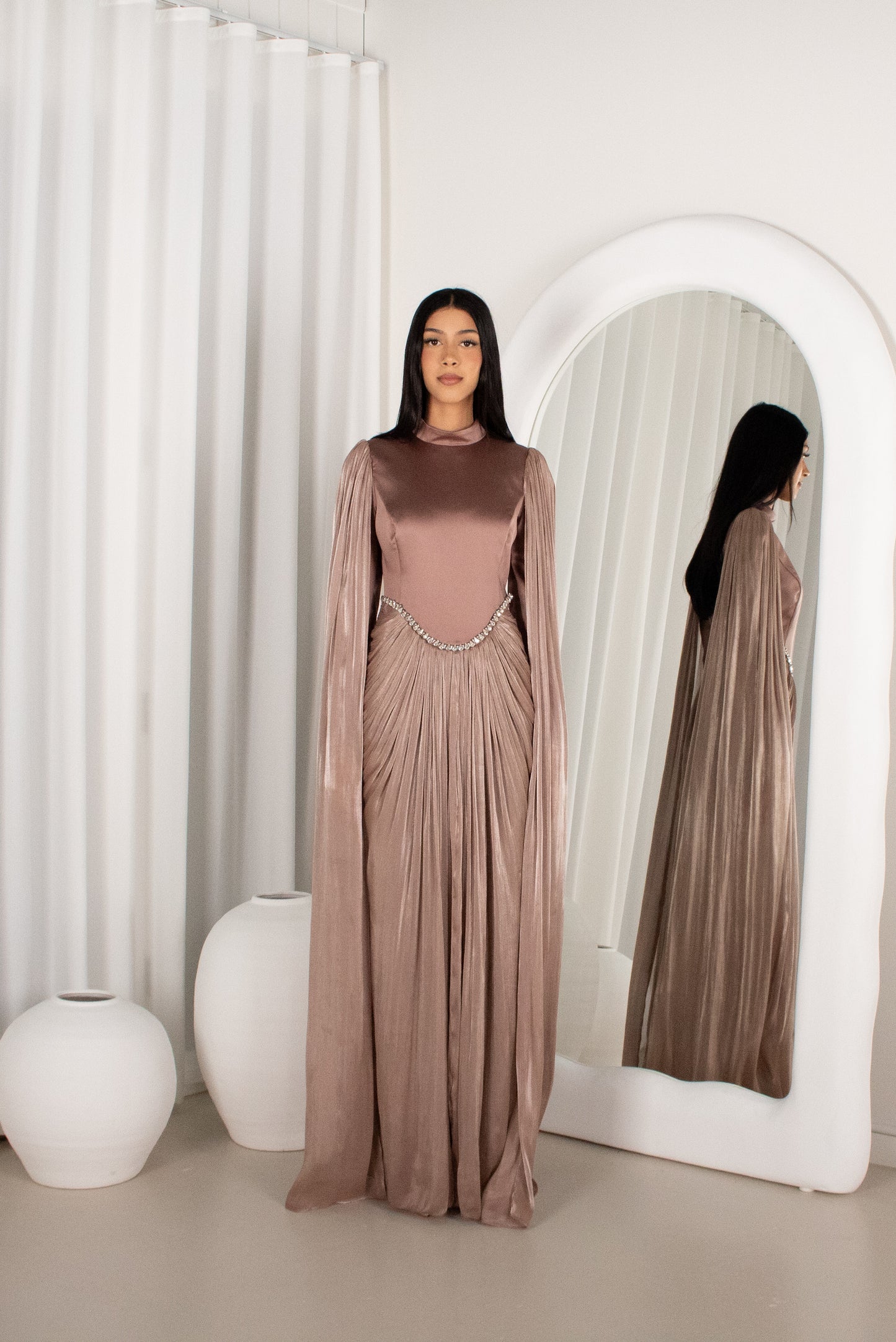 The BAYDAH Gown - Mocha