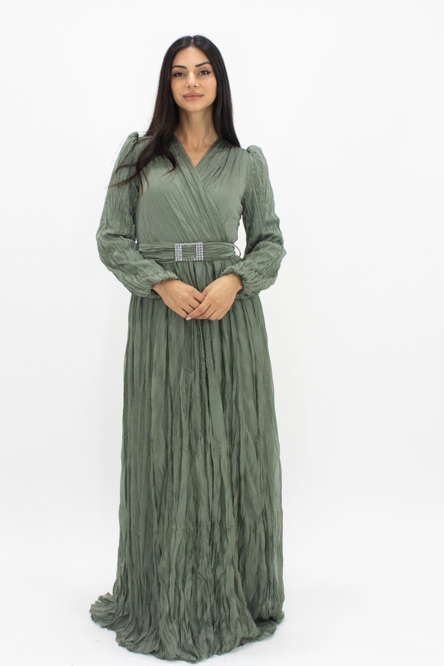 Kaylie Pleated - Sage