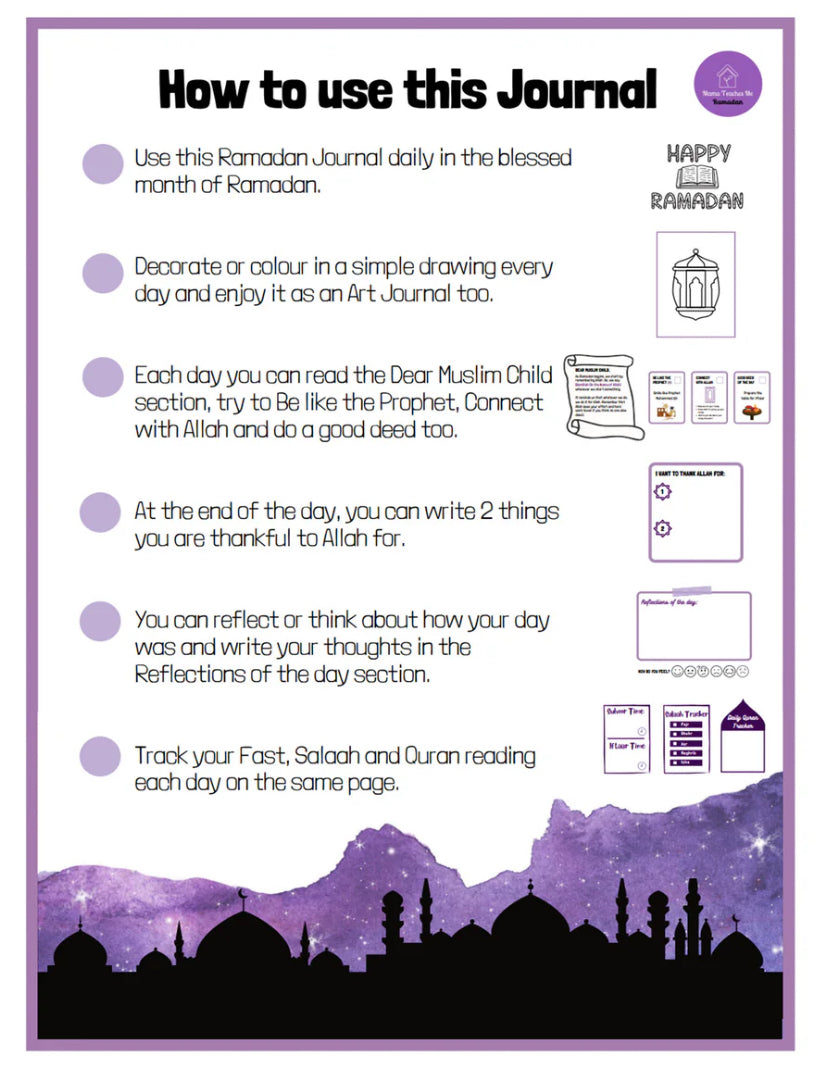 My First Ramadan Journal by Mama Teaches Me