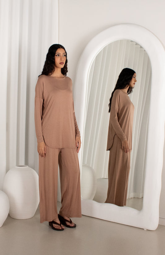 EVERYDAY Jersey Set - Tan