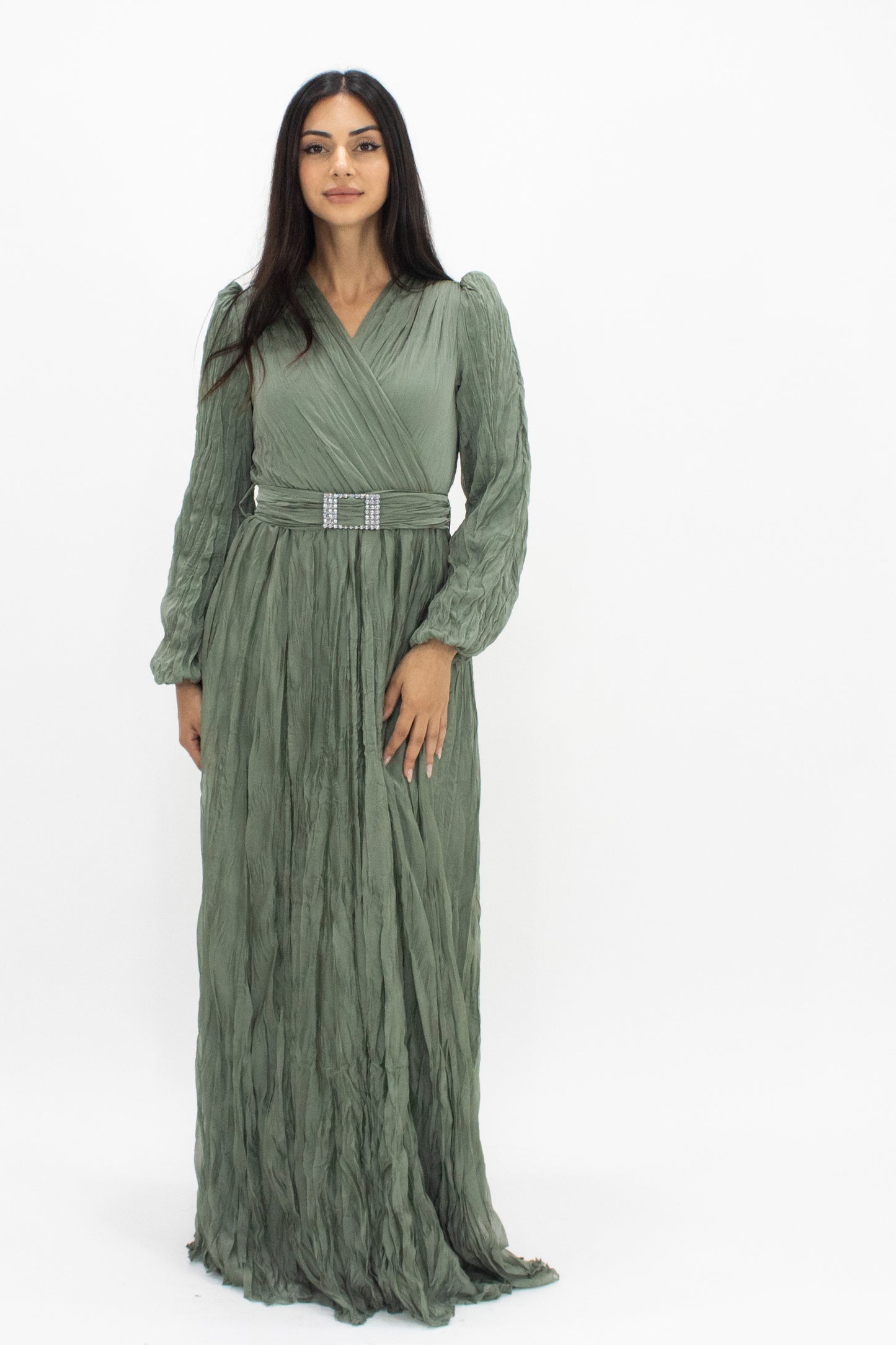Kaylie Pleated - Sage