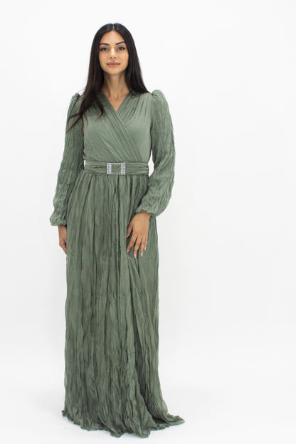 Kaylie Pleated - Sage