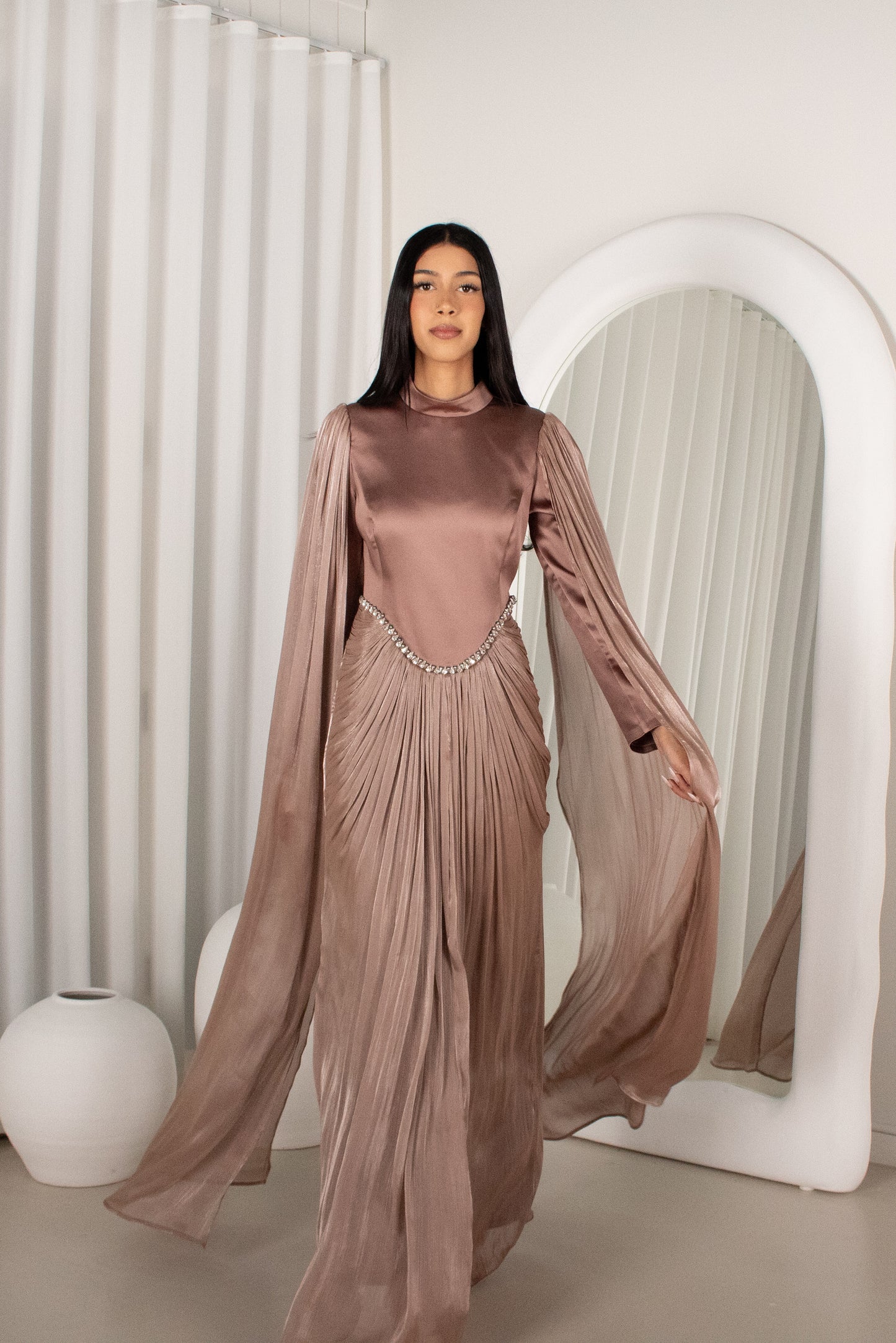 The BAYDAH Gown - Mocha
