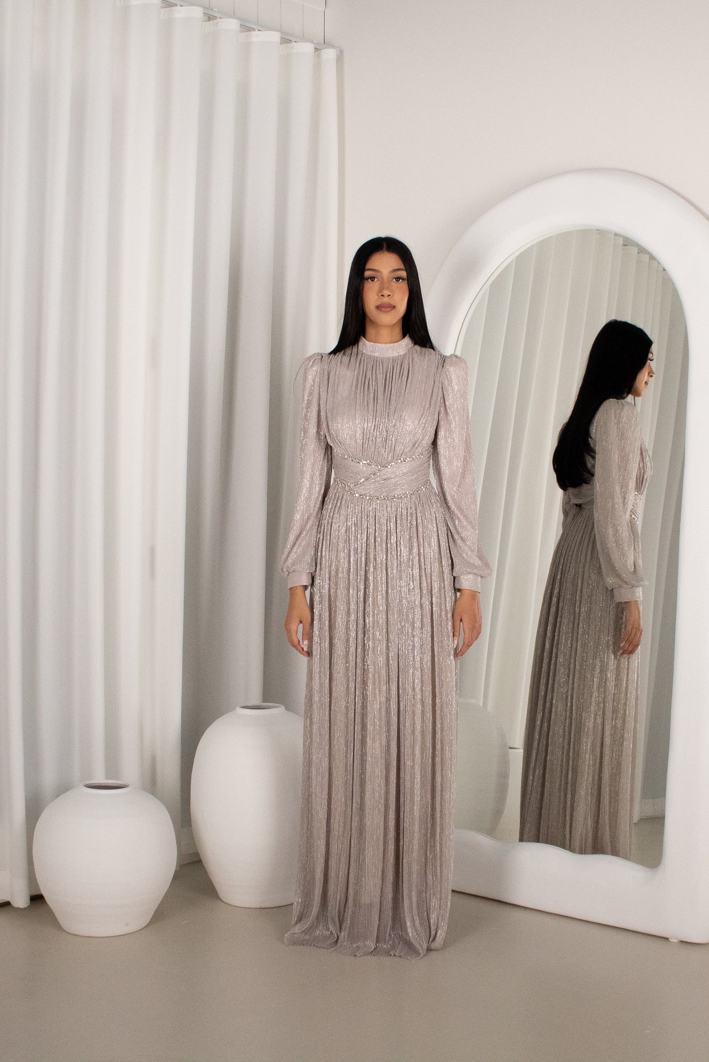 The HARA Gown - Silver