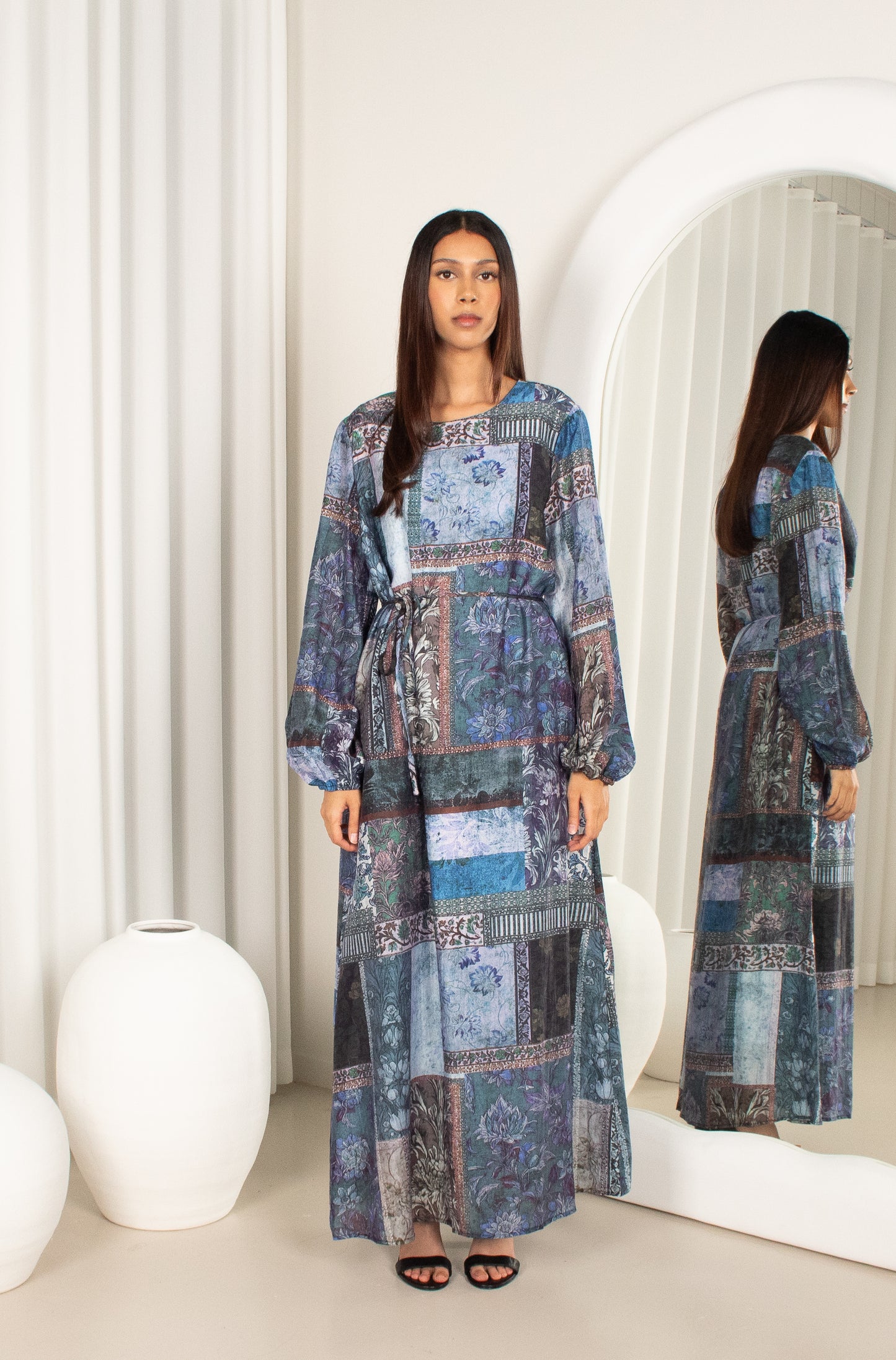 Yalda Dress- Blue