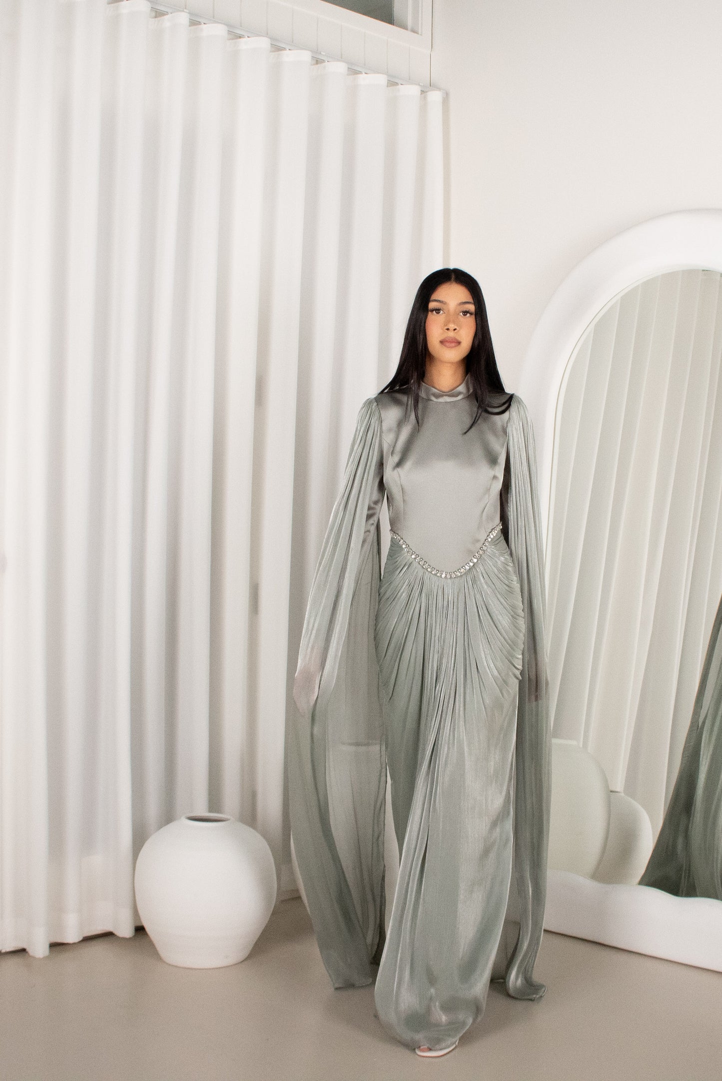 The BAYDAH Gown - Sage