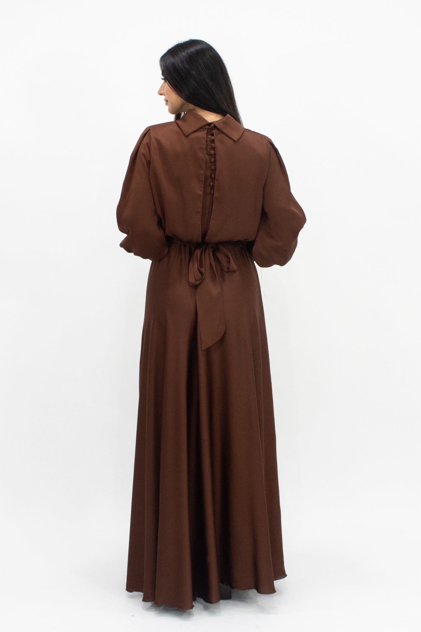 Kalani Dress - Brown  Hadara Boutique