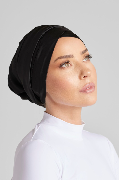BLACK PLAIN TURBAN