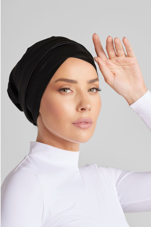 BLACK PLAIN TURBAN