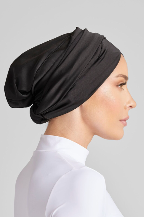 BLACK PLAIN TURBAN