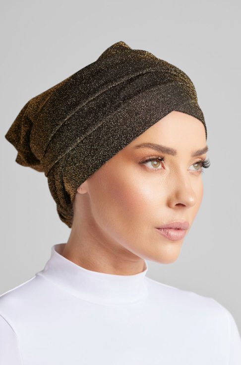 BRONZE SHIMMER TURBAN