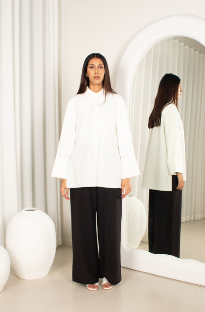 Nisa' White Top, modest everyday top (image 3)
