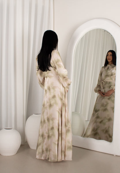 The SIWAH Gown, pleated floral evening (image 4)