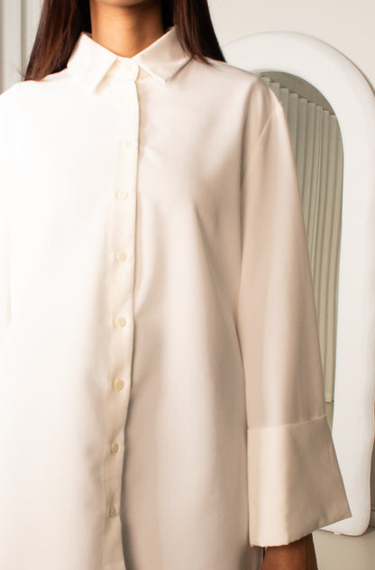 Nisa' White Top, modest everyday top (image 5)