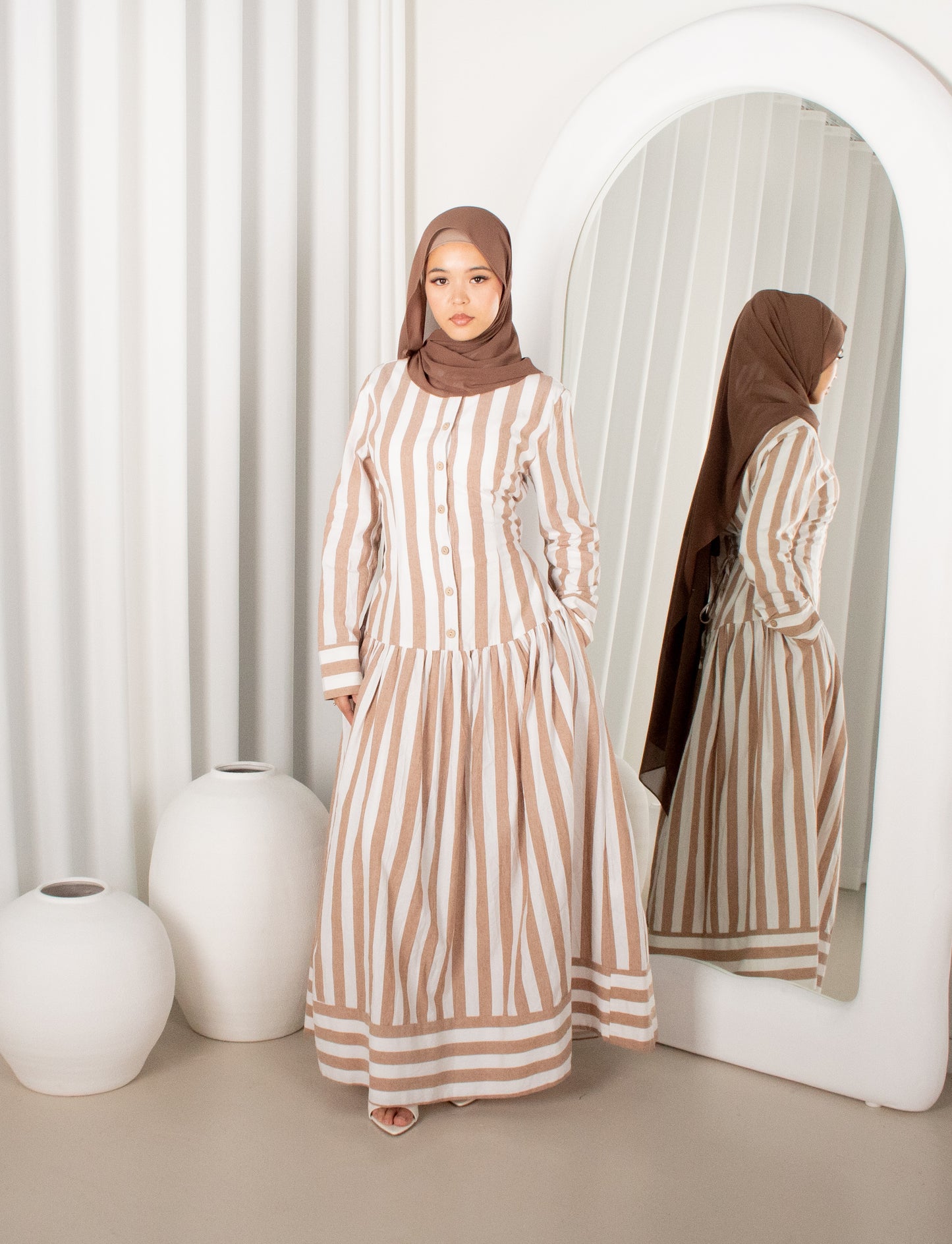 Neira Dress- Beige