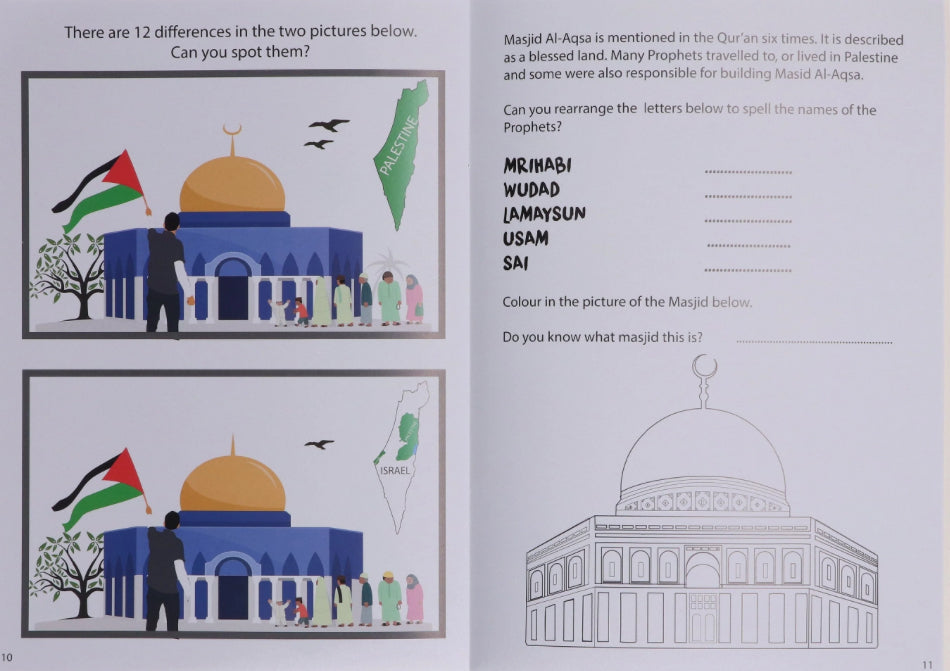 PALESTINE ACTIVITY BOOK
