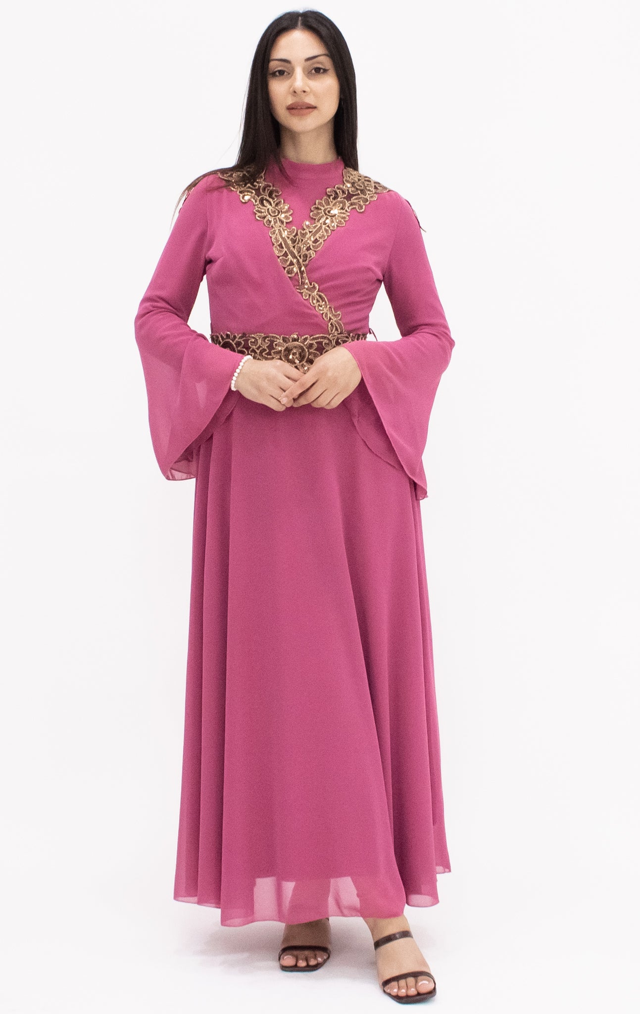 Lyra Formal Dress in Pink by Hadara Boutique