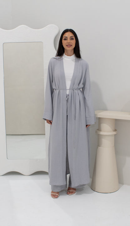 Haniye Set - Light Grey