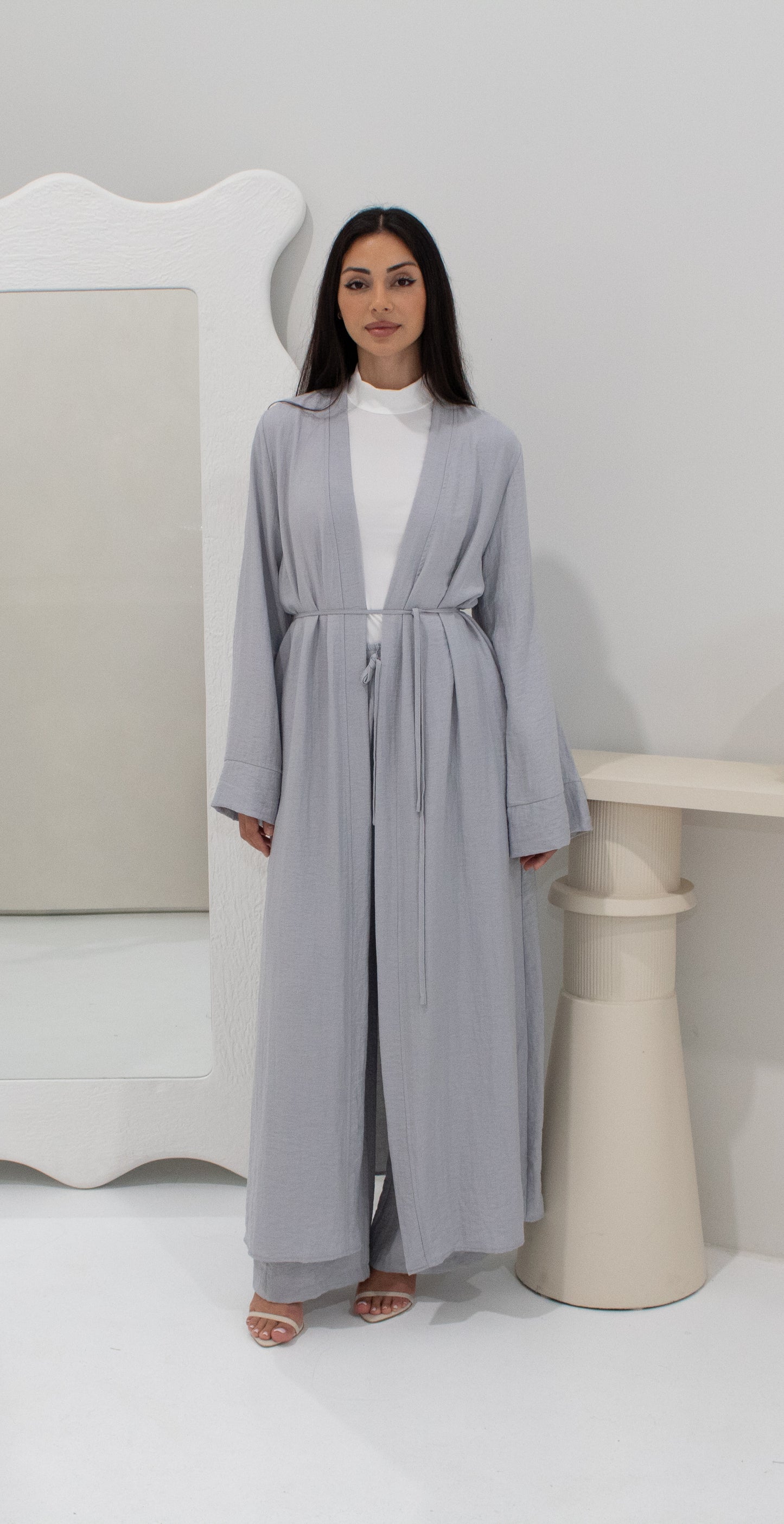 Haniye Set - Light Grey