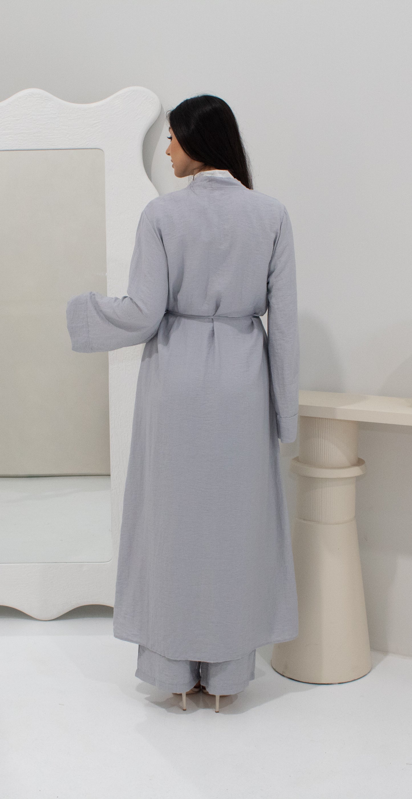 Haniye Set - Light Grey