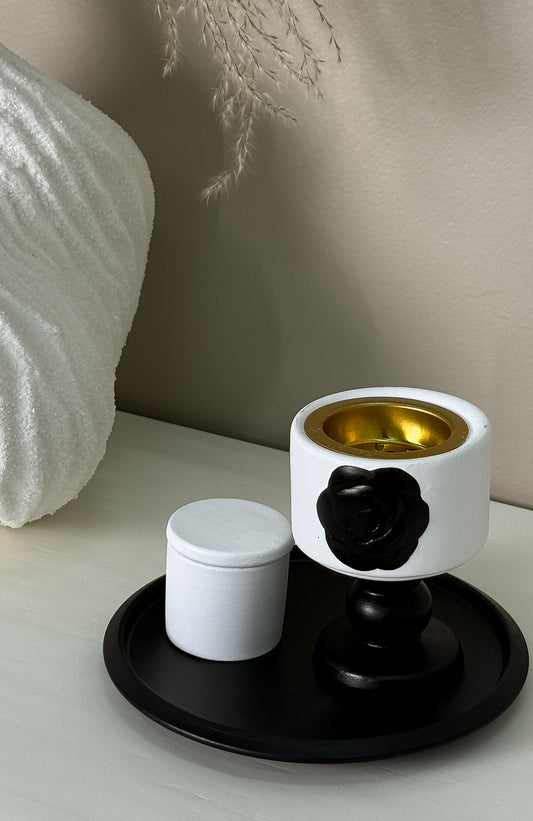 Rose Bukhoor Burner Set