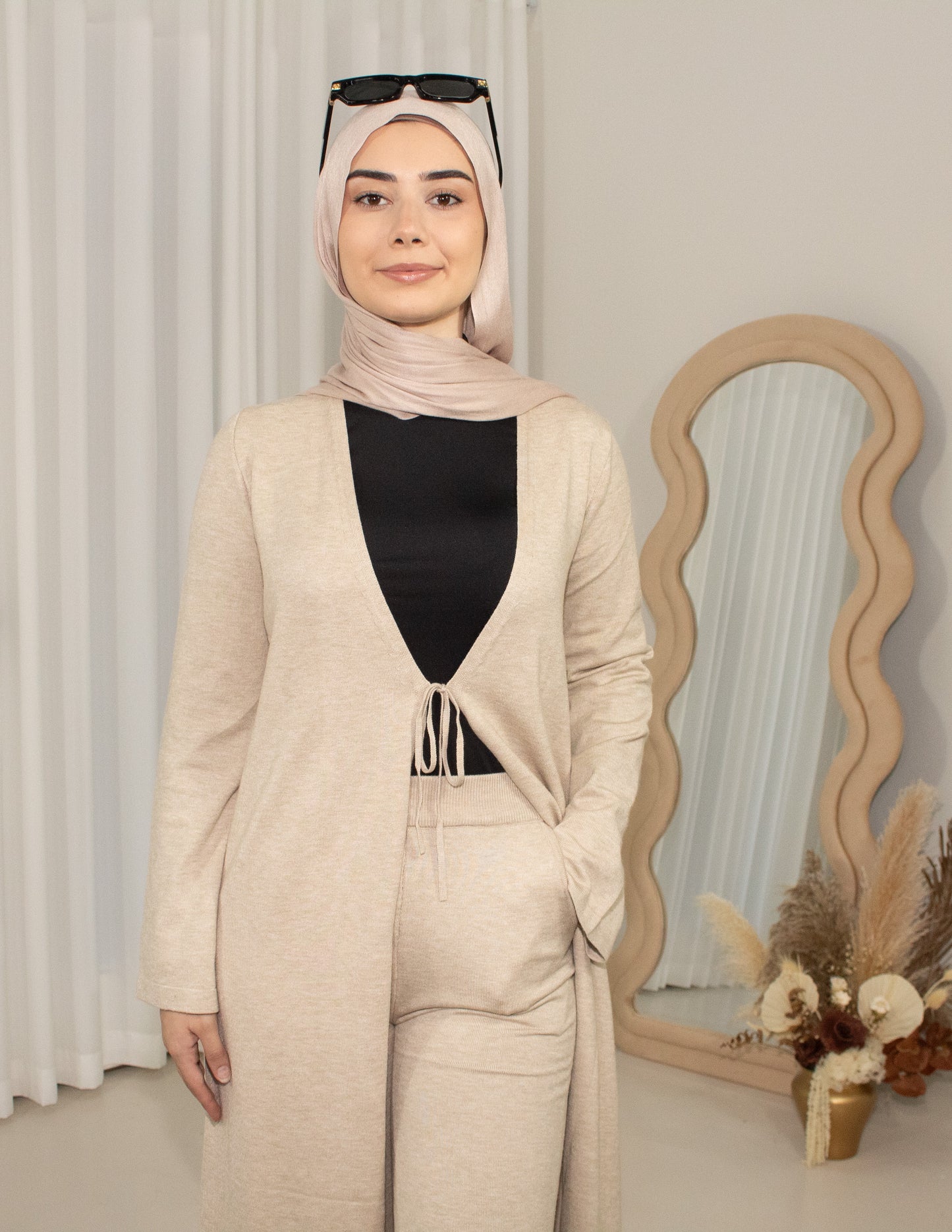 Zalea Knit Set - Beige