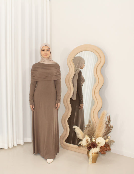 Cila Dress - Taupe