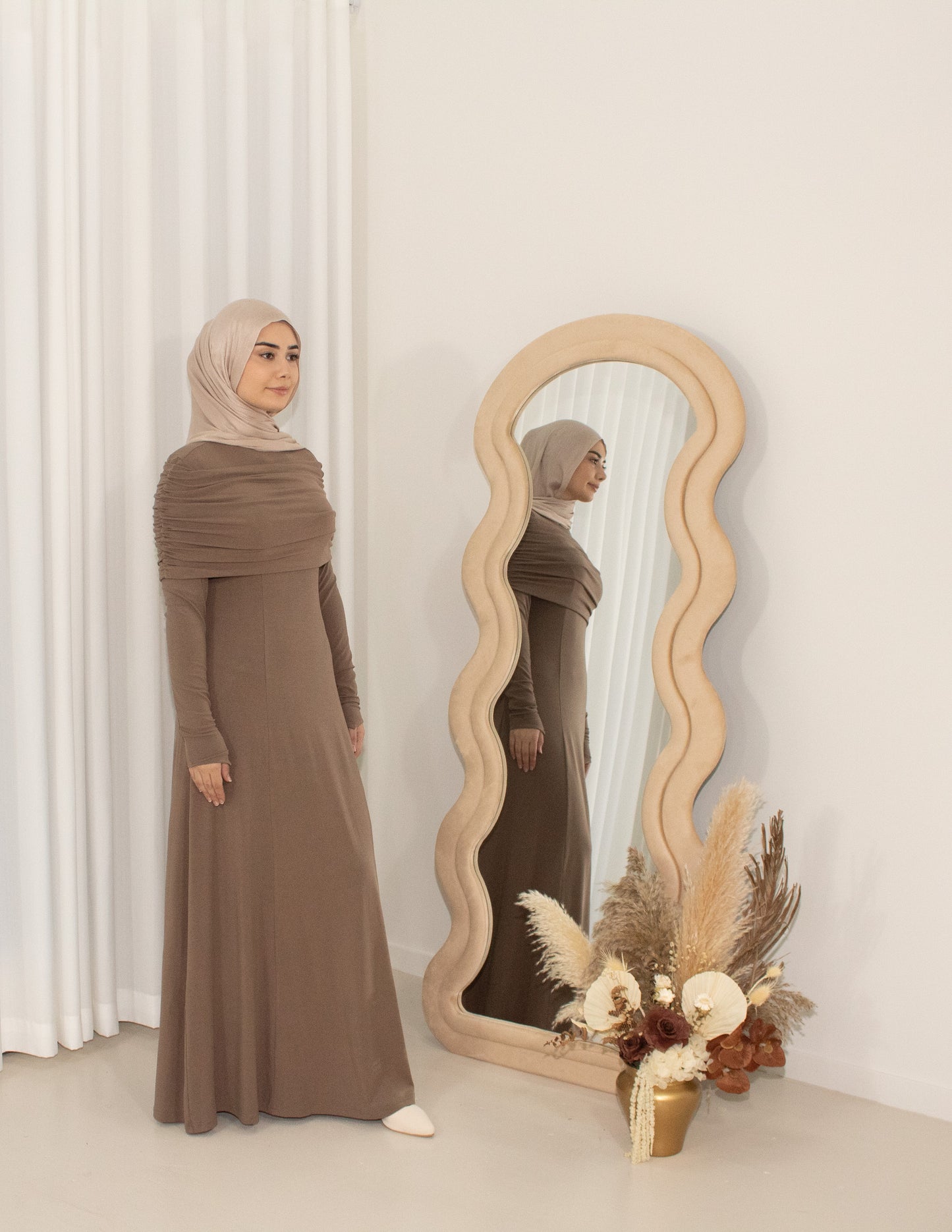 Cila Dress - Taupe