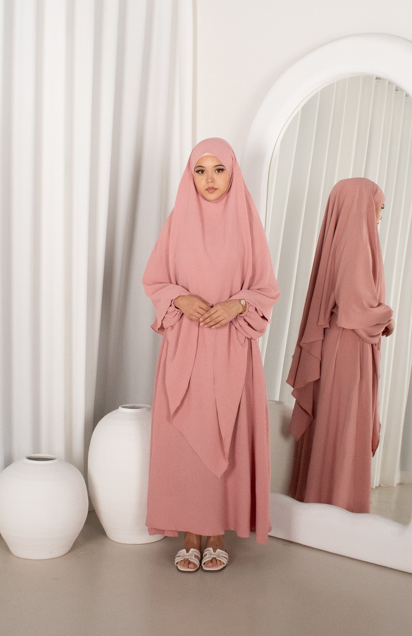 Leyla Abaya - Baby Pink
