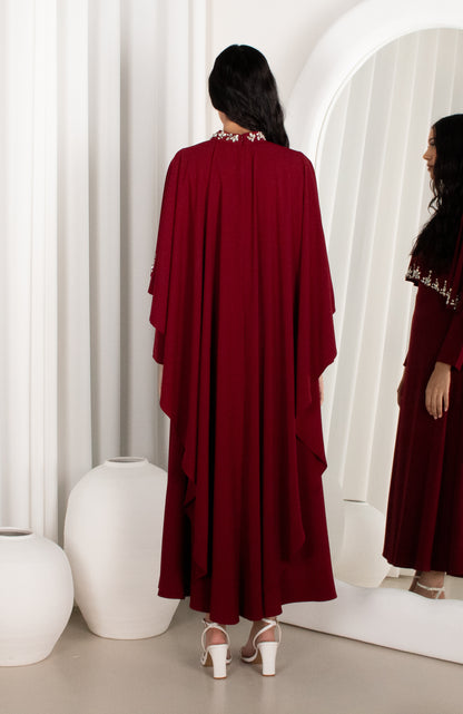 JOURI Dress - Wine
