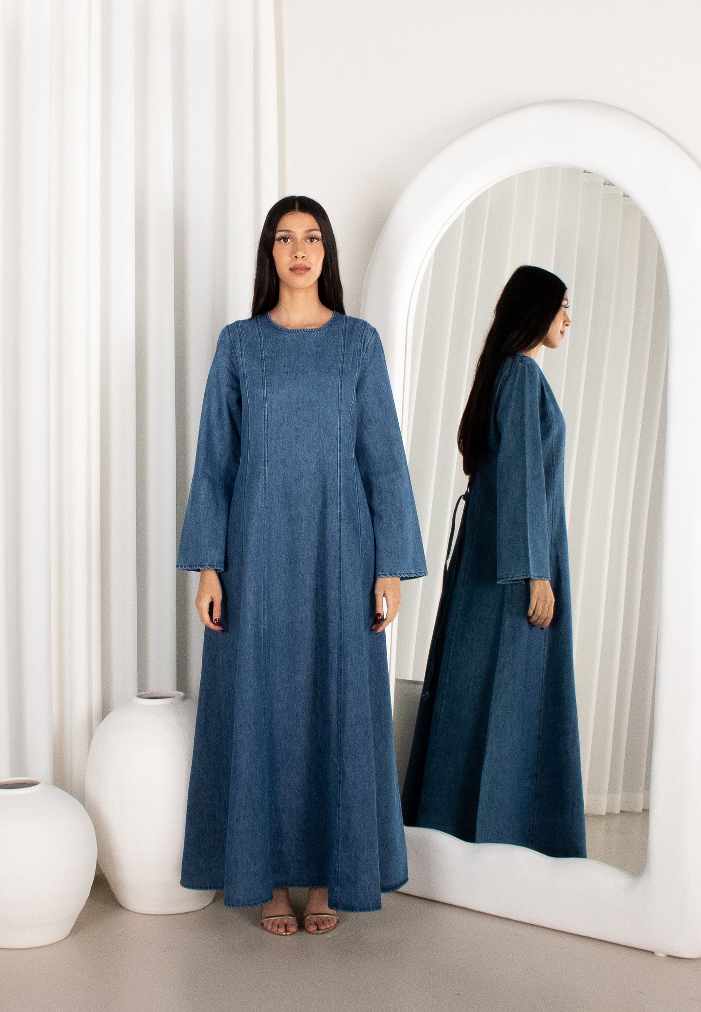 Denim Maxi Dress
