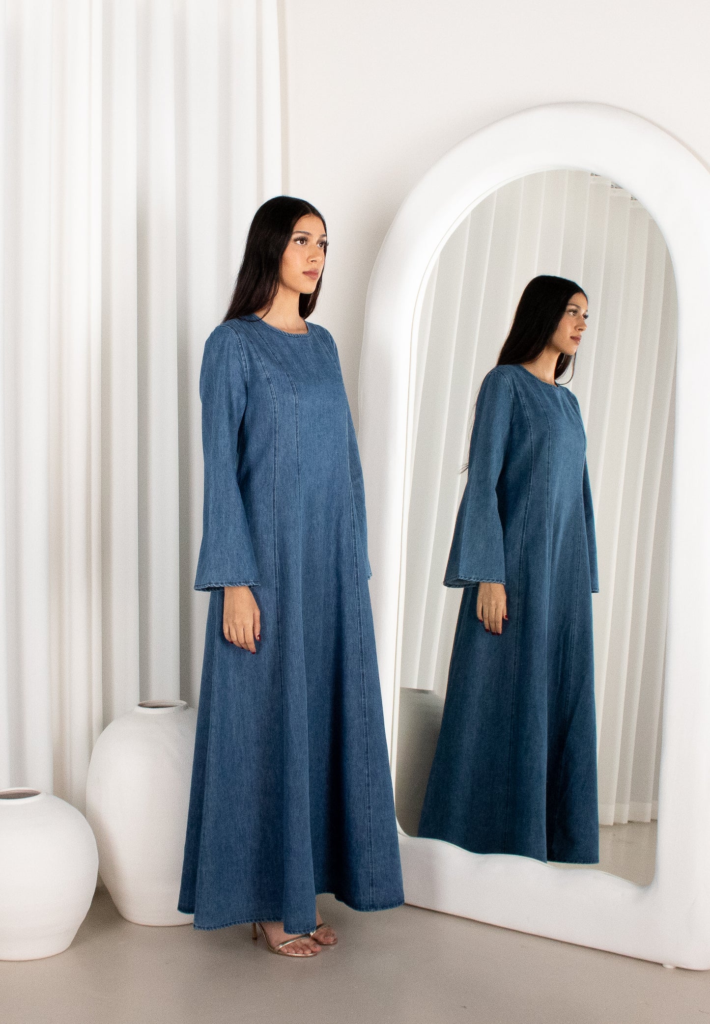 Denim Maxi Dress