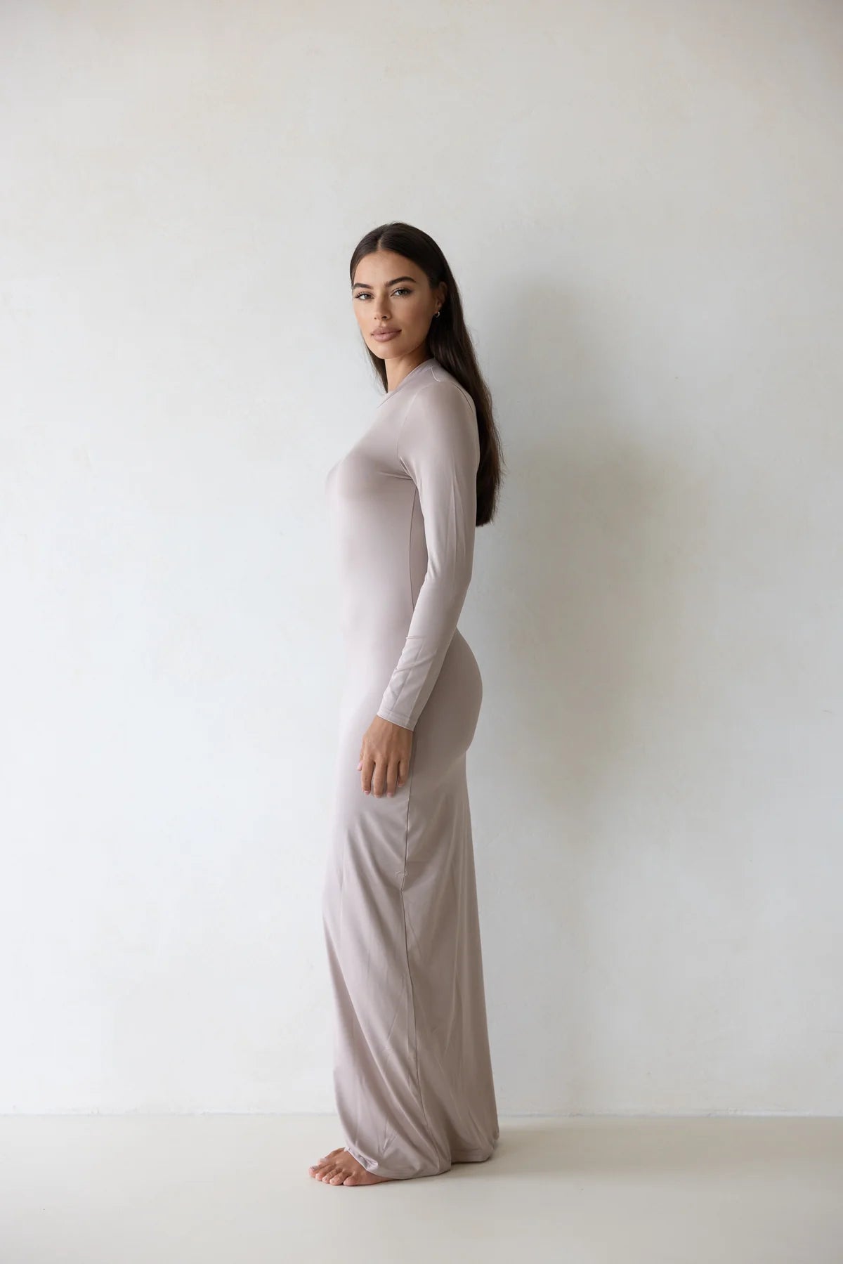 Luxe Slip Dress  - Fawn