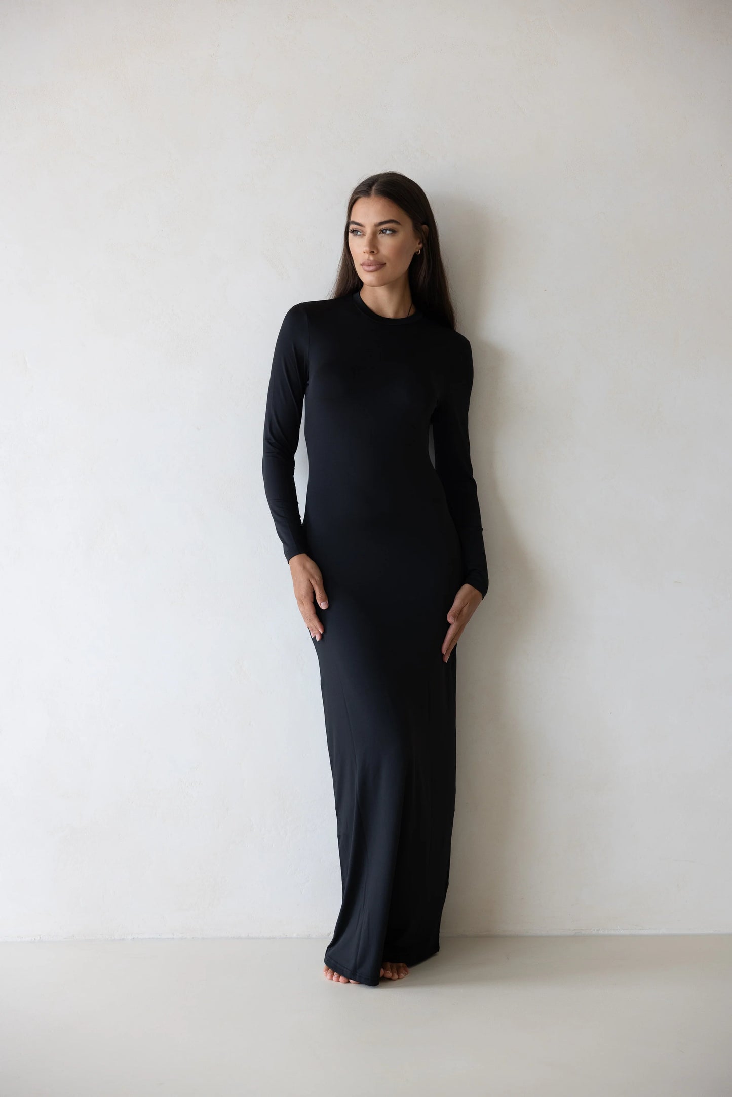 Luxe Slip Body Dress - Midnight