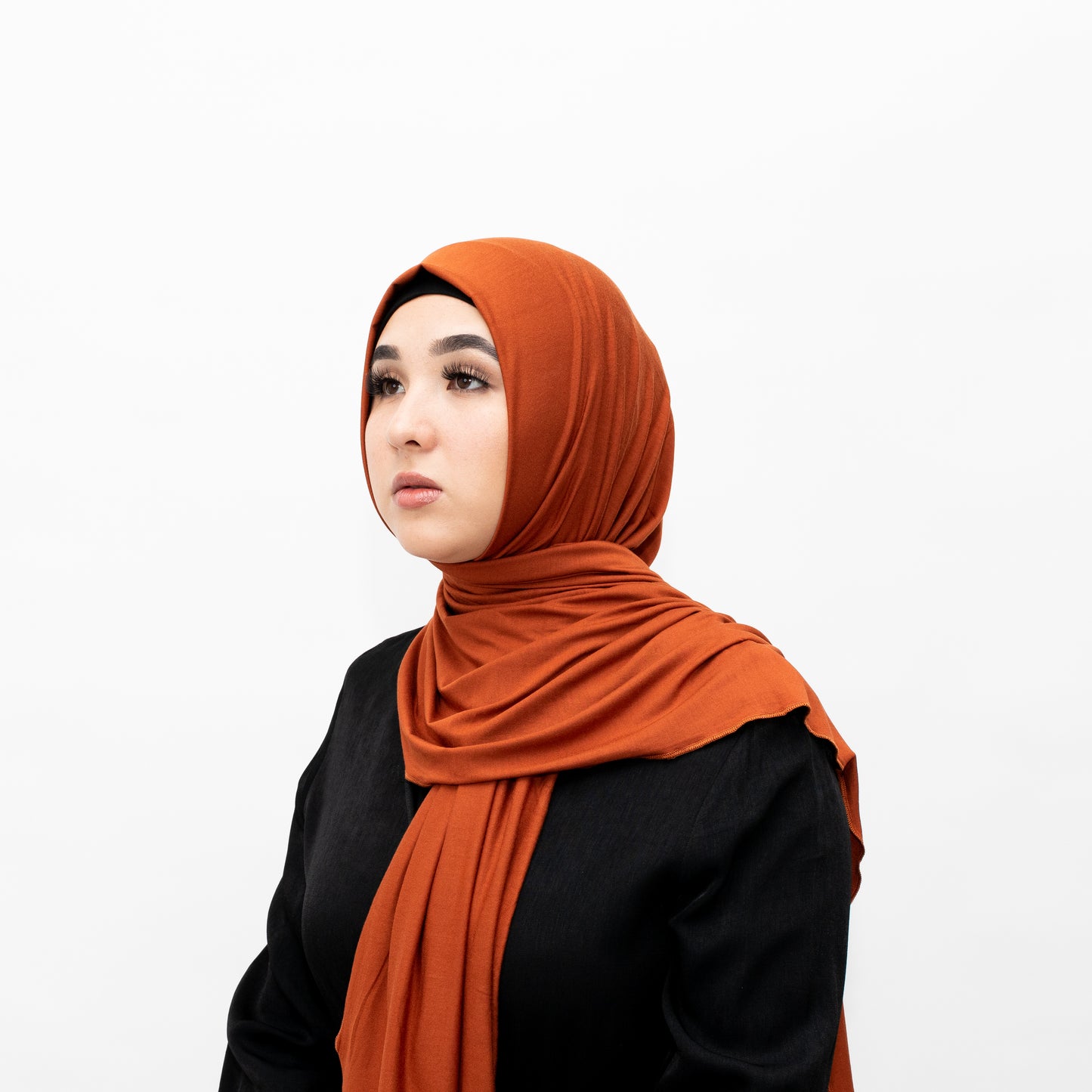 Orange Jersey Hijab