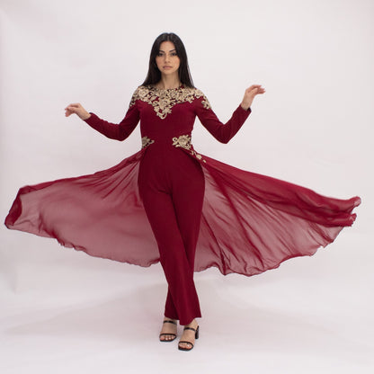 Avi Jumpsuit - Red