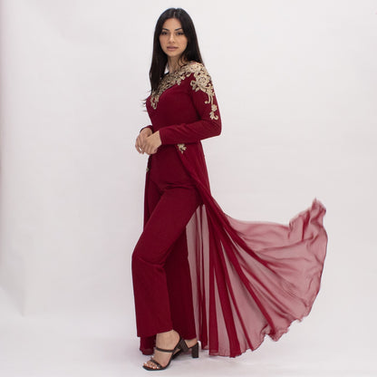 Avi Jumpsuit - Red