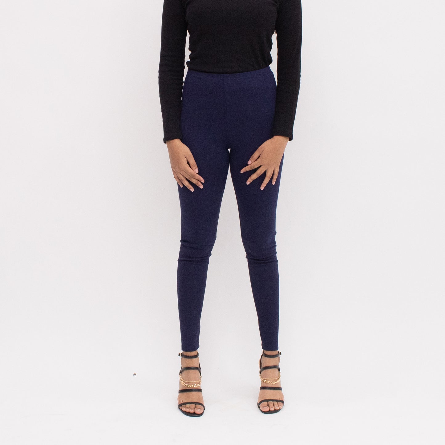 Basic Tights in Navy by Hadara Boutique