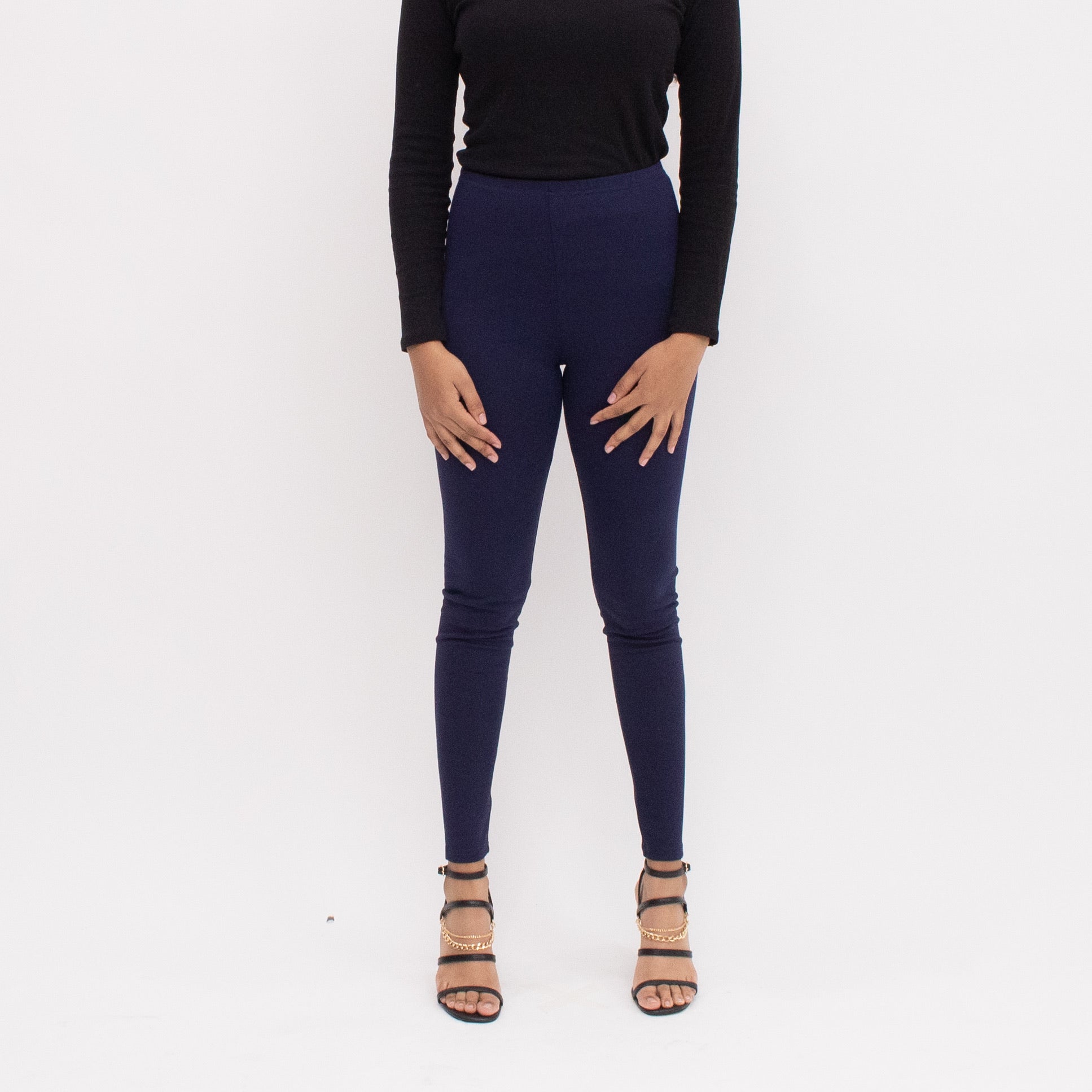 Basic Tights in Navy by Hadara Boutique