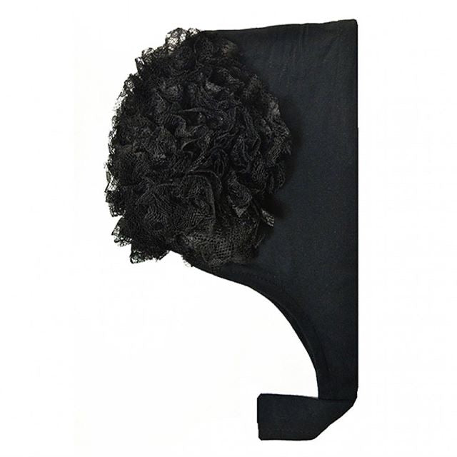 Fluffy Back Tie Cap
